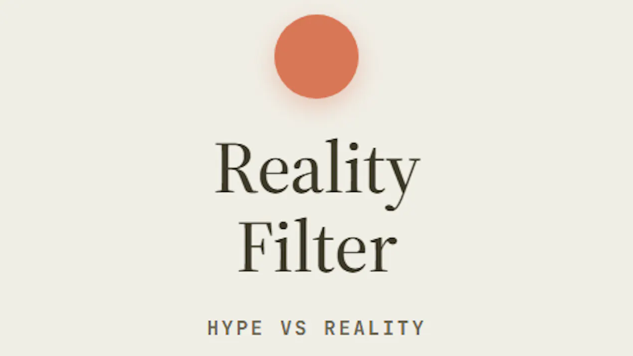 Reality Filter product