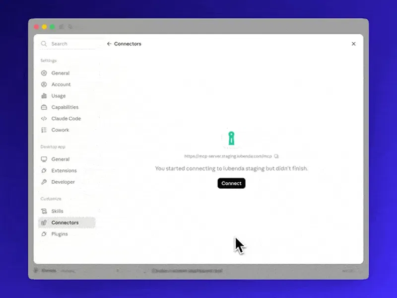 iubenda MCP screenshot 3