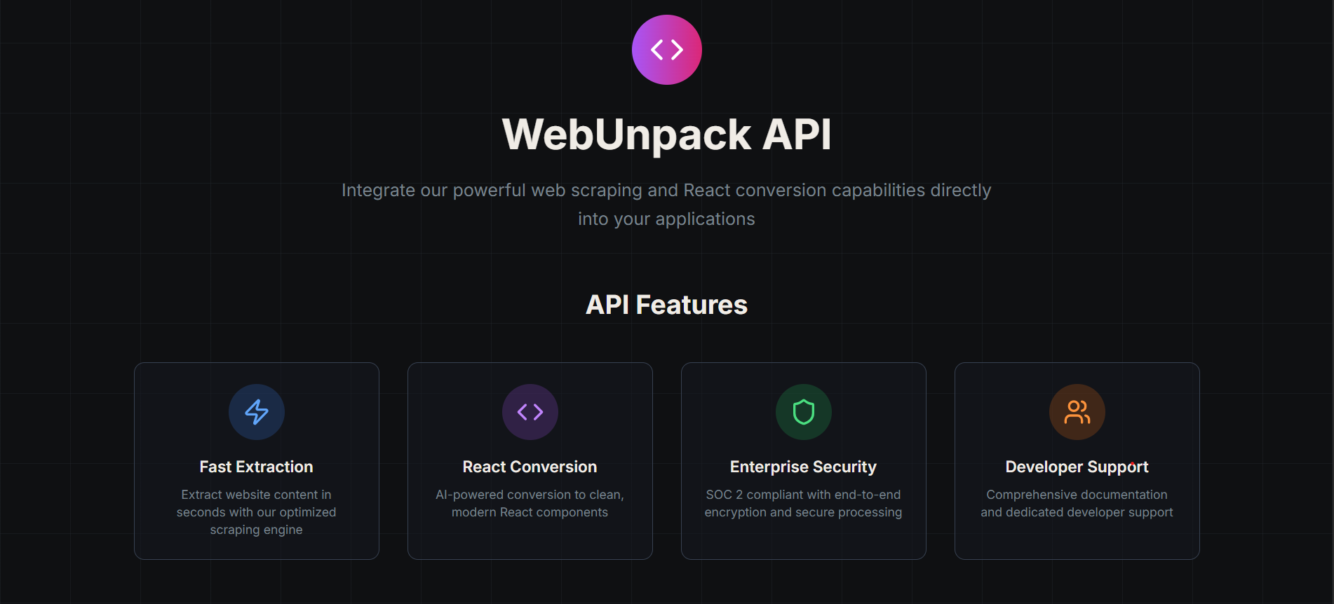 WebUnpack gallery image