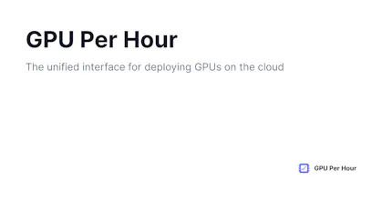 GPU Per Hour gallery image