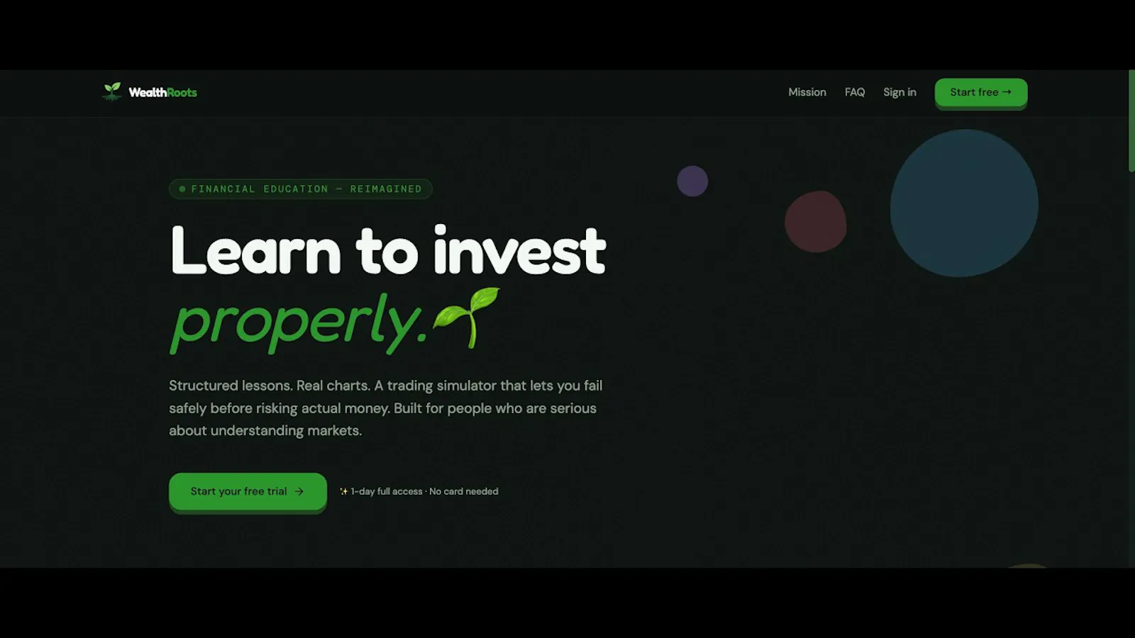 Wealth Roots screenshot 1 (video preview)