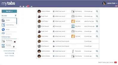 myTabs - database gallery image