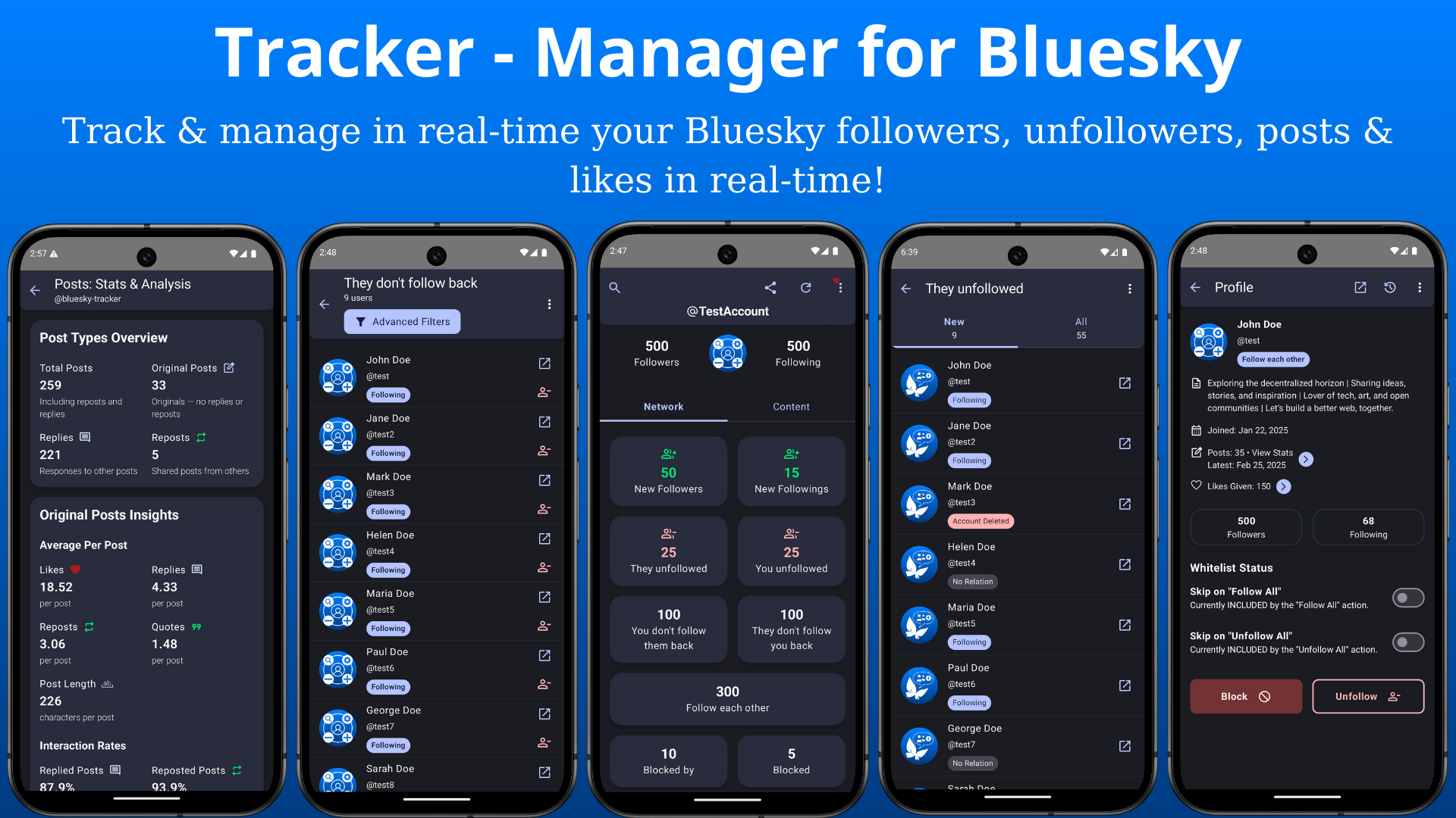 Bsky Tracker: Advanced Filters are LIVE. media 1