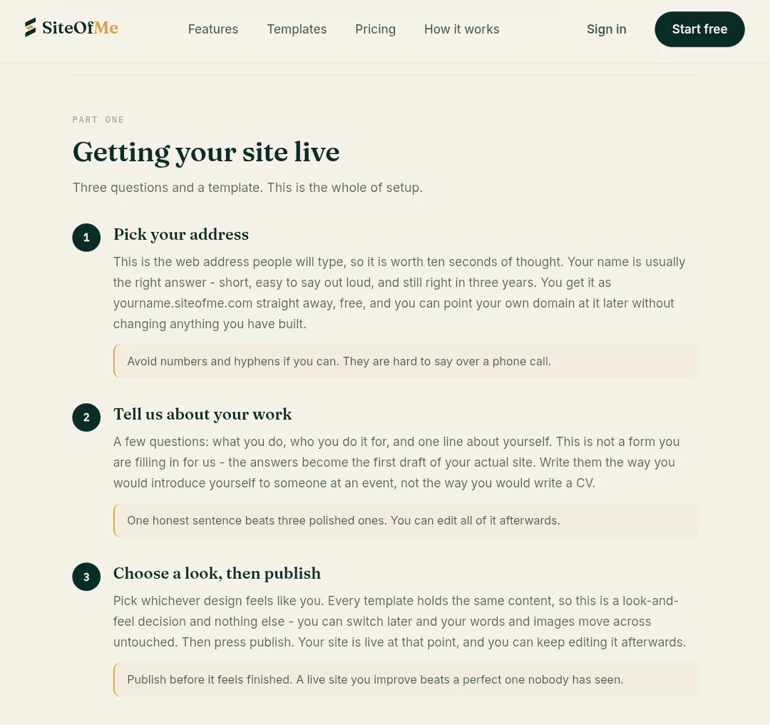 SiteOfMe gallery image