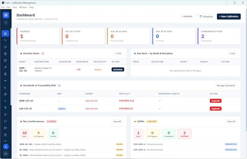 Cali V3 – Precision Calibration Software screenshot 14