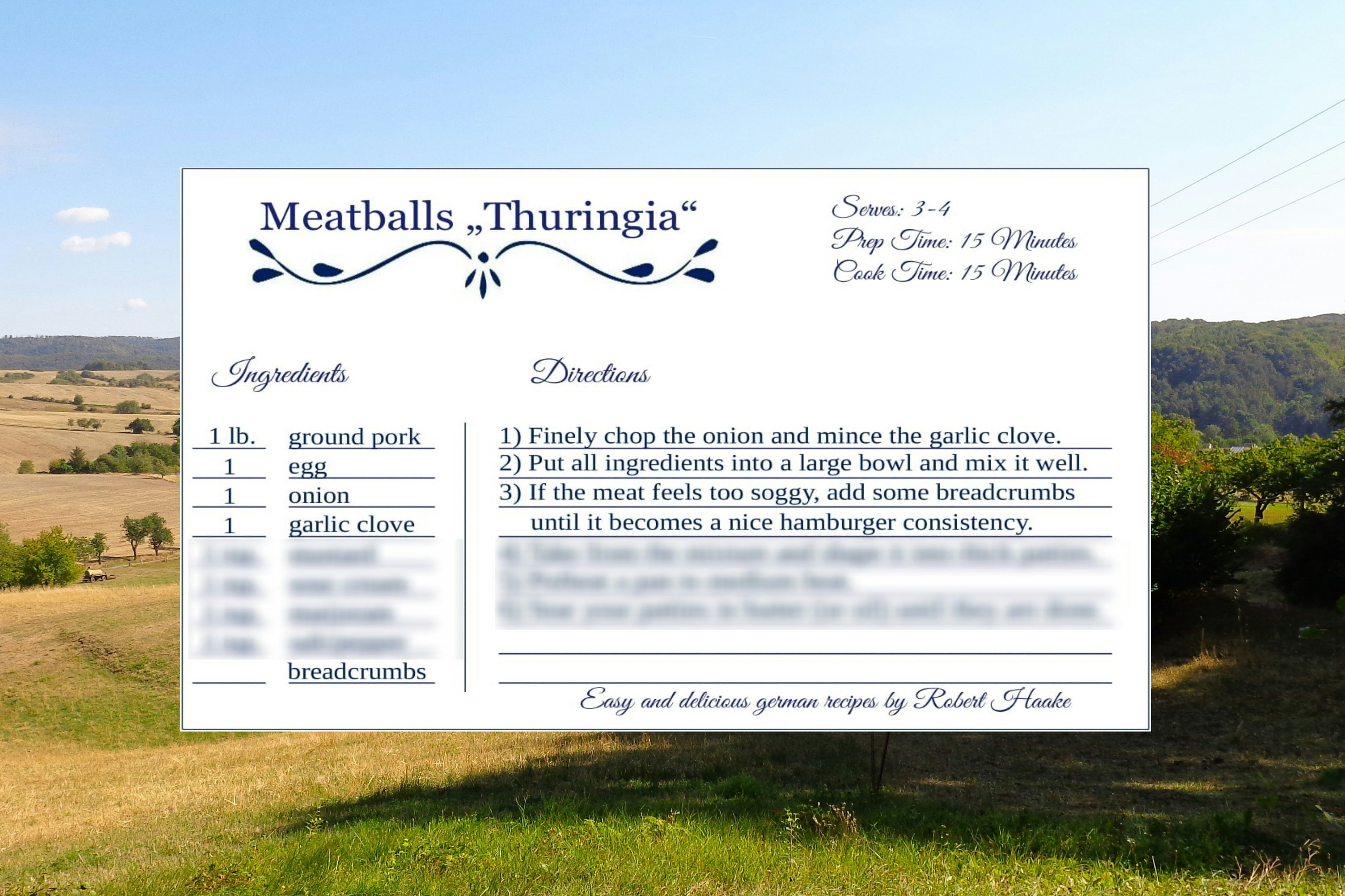 Albóndiga "thuringia" media 1