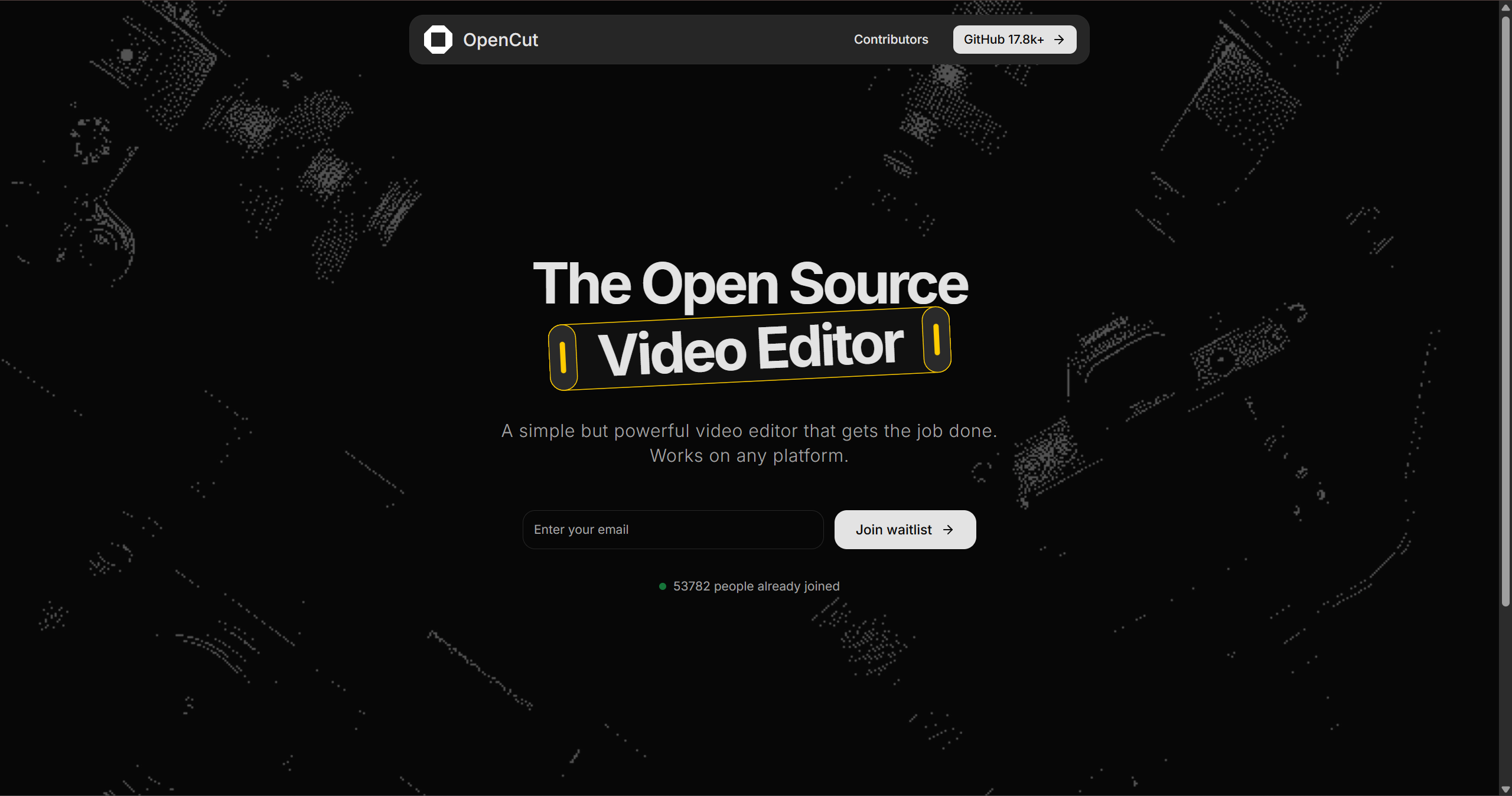 Opencut - Basit, güçlü ve kapaktan açık bir alternatif medya 1