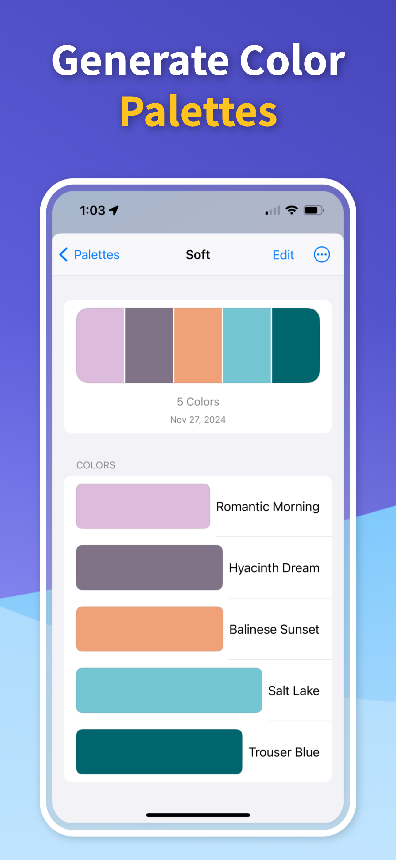 Descubre un color - Generar paletas de colores a partir de fotos verificar la accesibilidad media 4