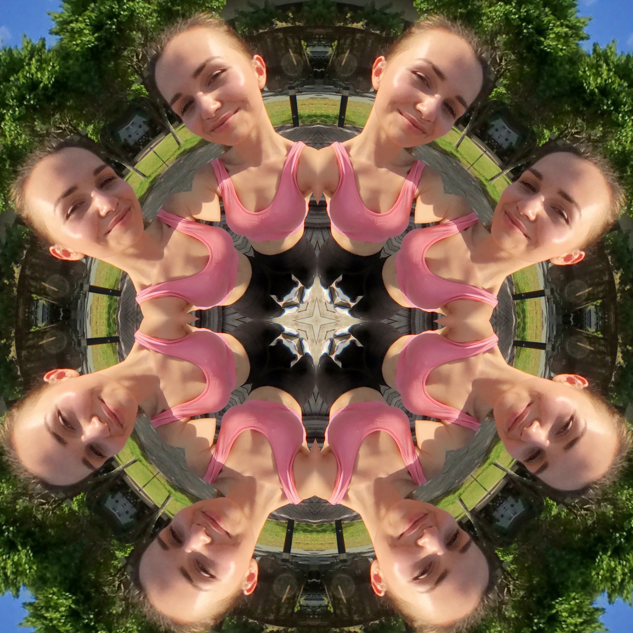 360 Effect like a Kaleidoscope, am i inside the Matrix?