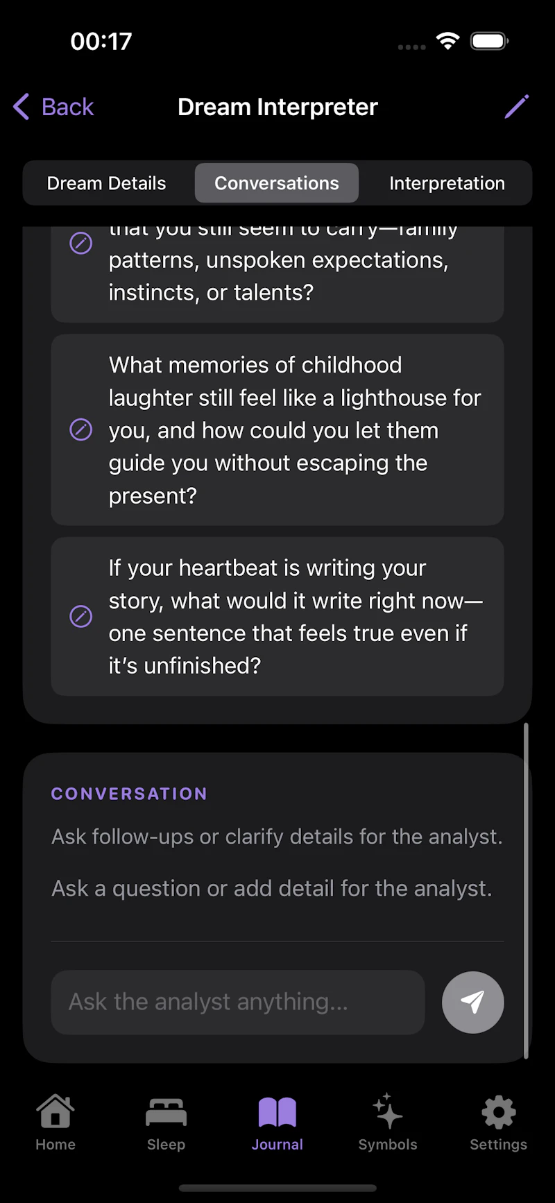 Dreamfold AI: Dream Journal screenshot 4