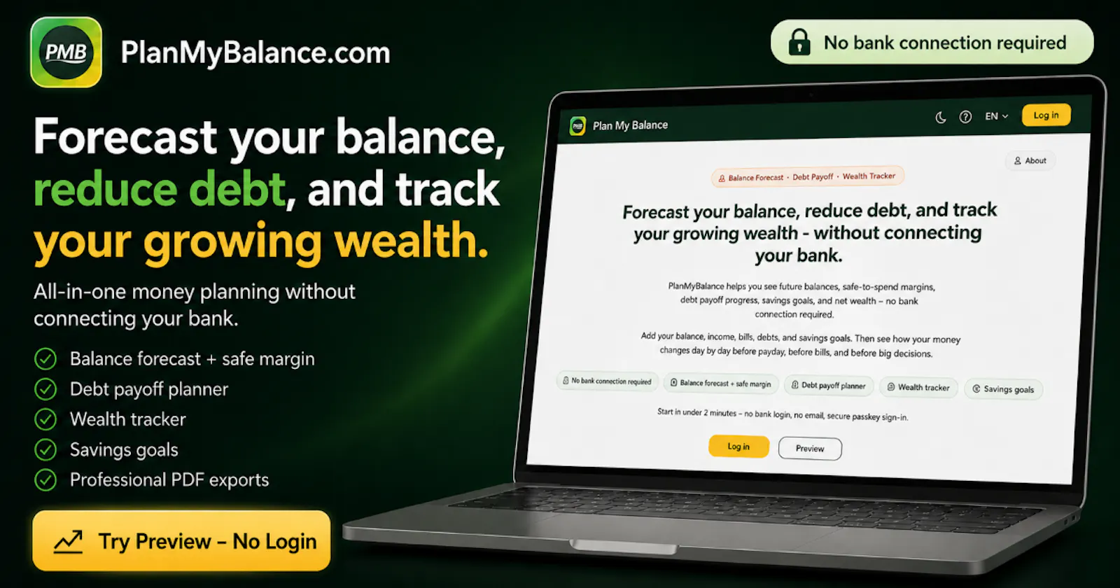 PlanMyBalance screenshot 1