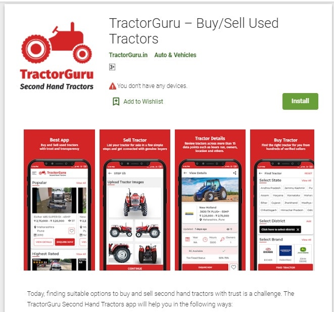 Tractor Guru - Second Hand Tractor
