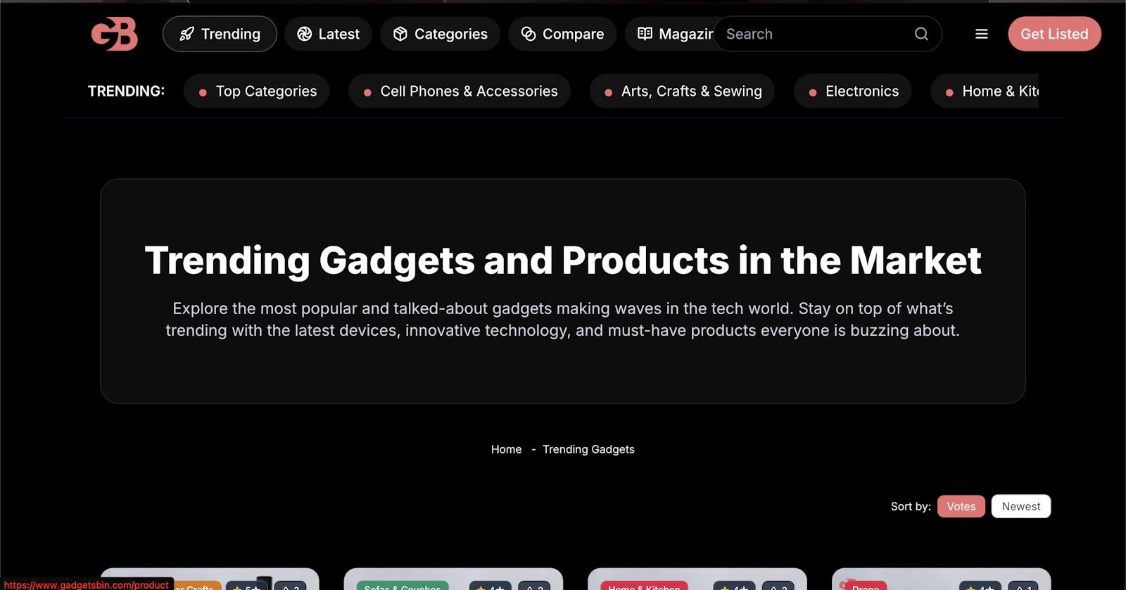 Gadgetbin screenshot 3
