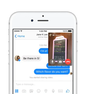 Instant Video on Facebook Messenger