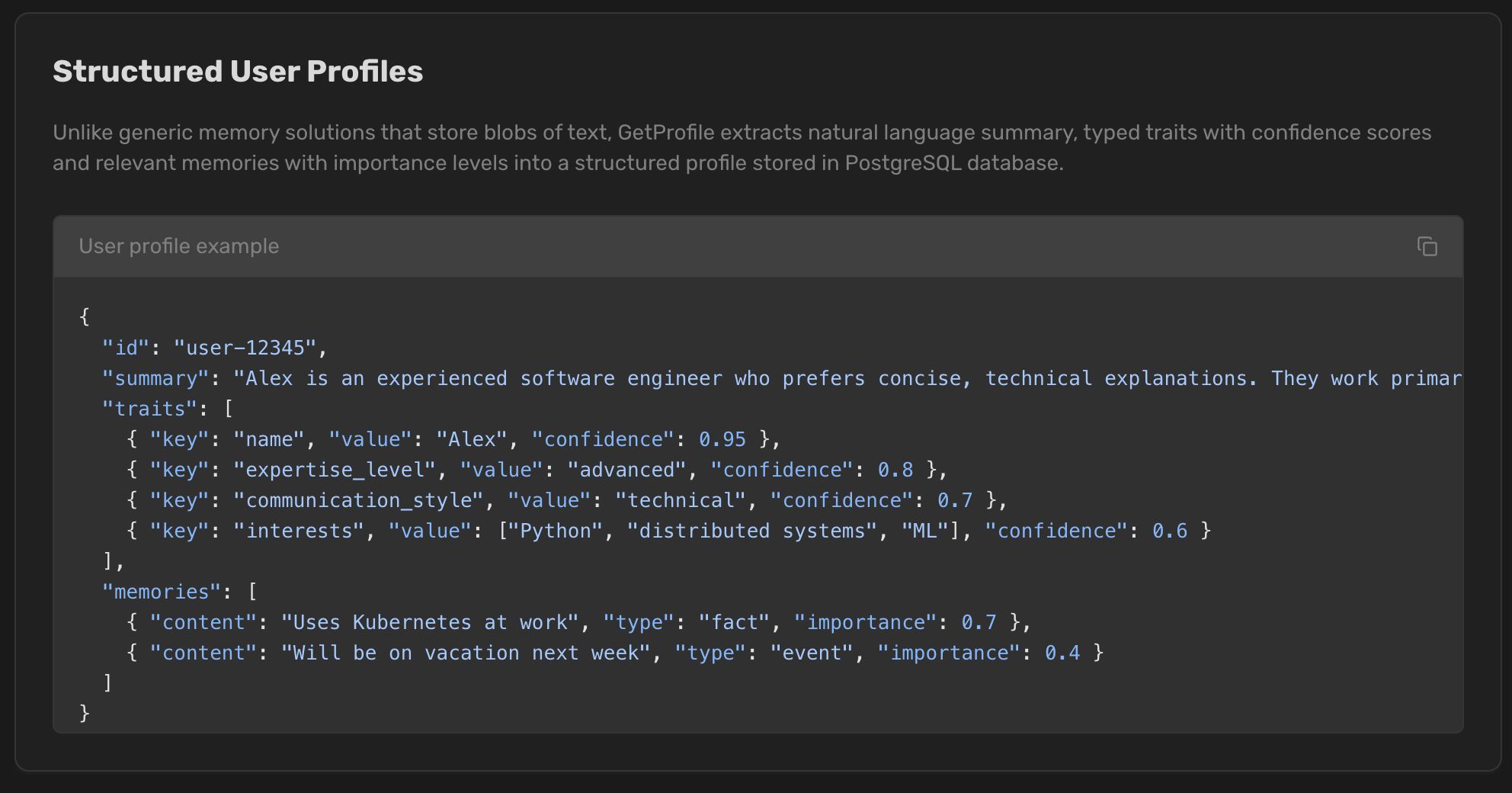 GetProfile - Screenshot 4 showing product features and functionality