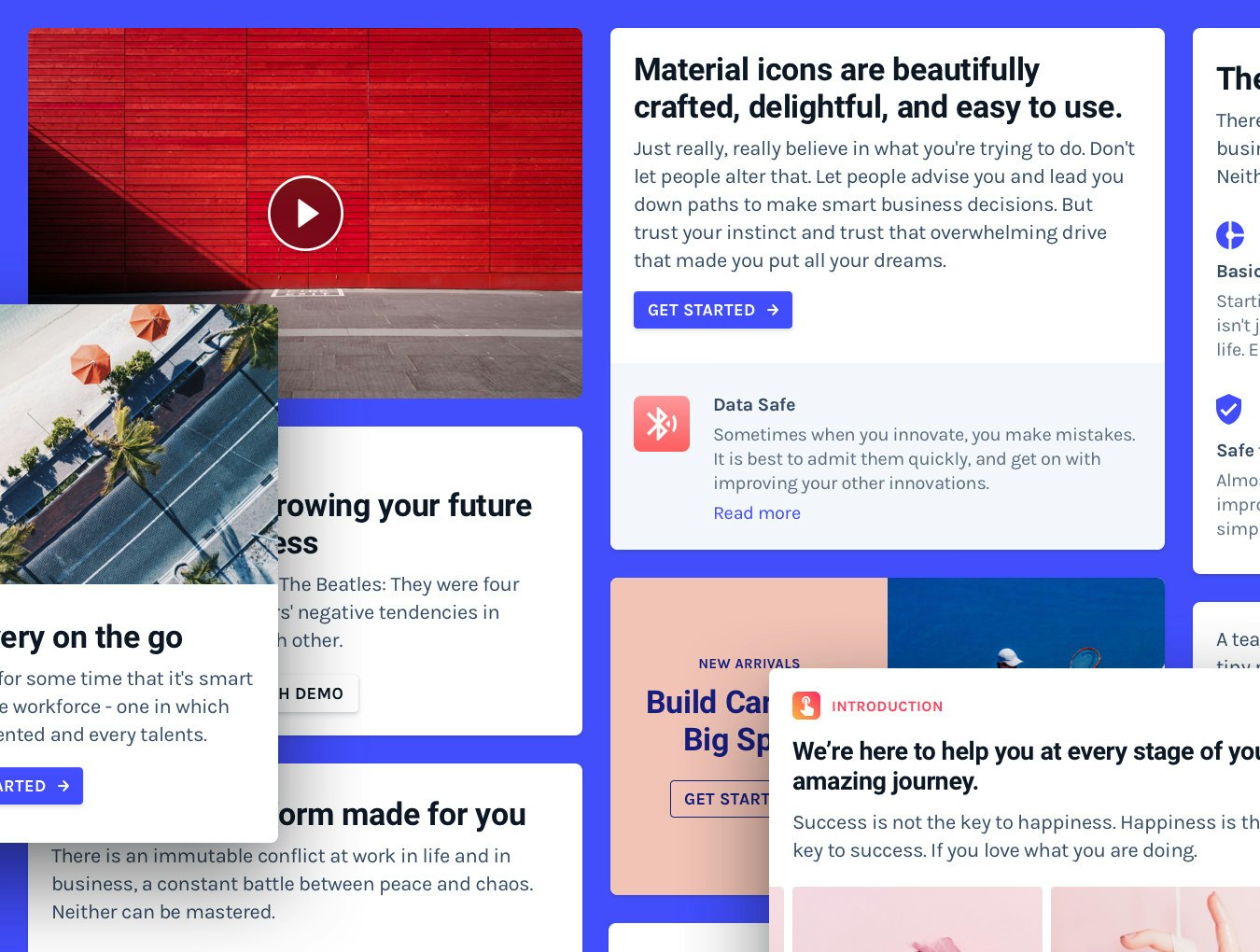 Seedbelt HTML Framework gallery image