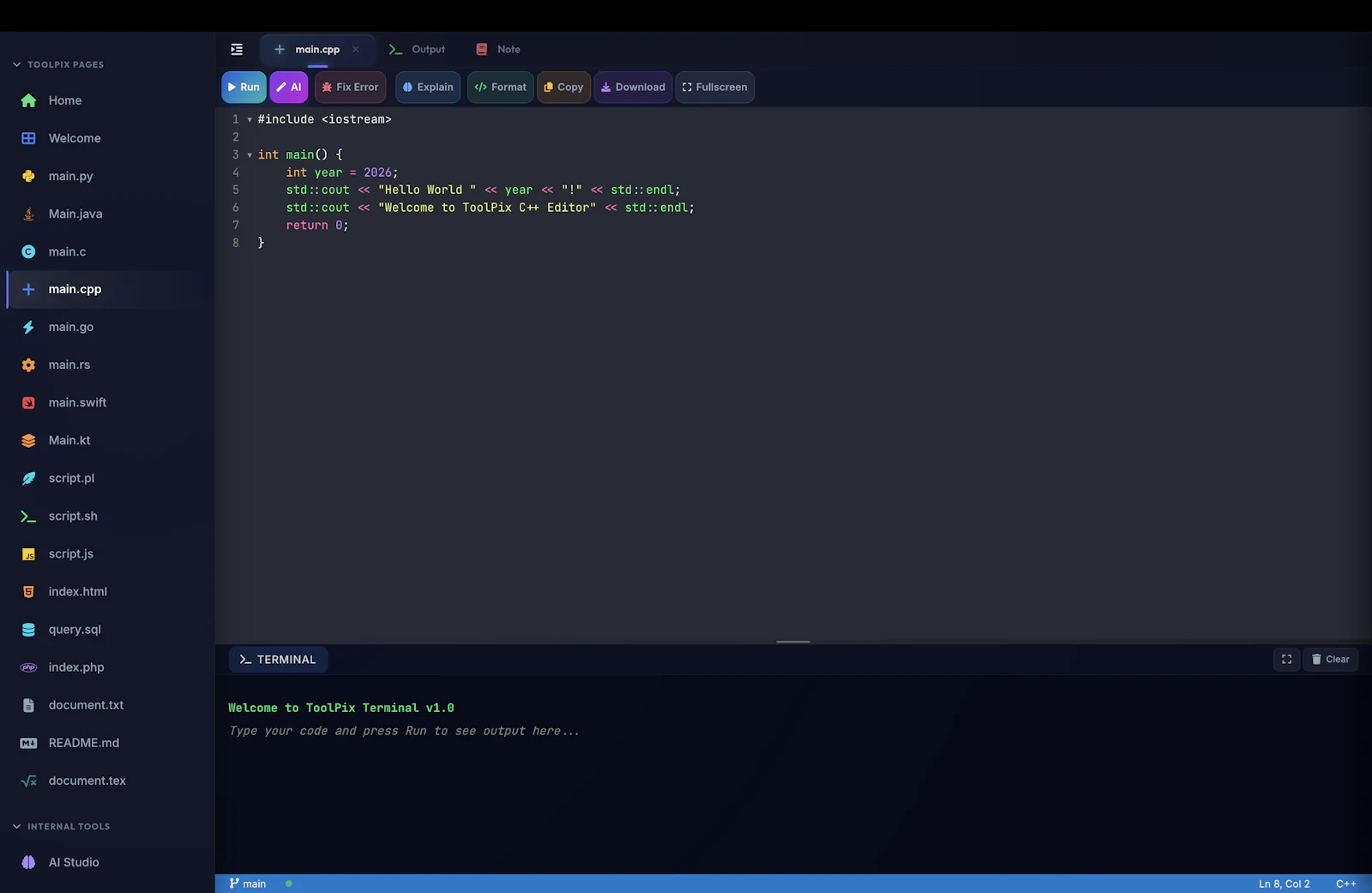 ToolPix screenshot 2