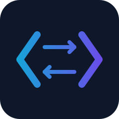 NativeBridge: iOS ↔ Android UDM  - Product Hunt launch logo and brand identity