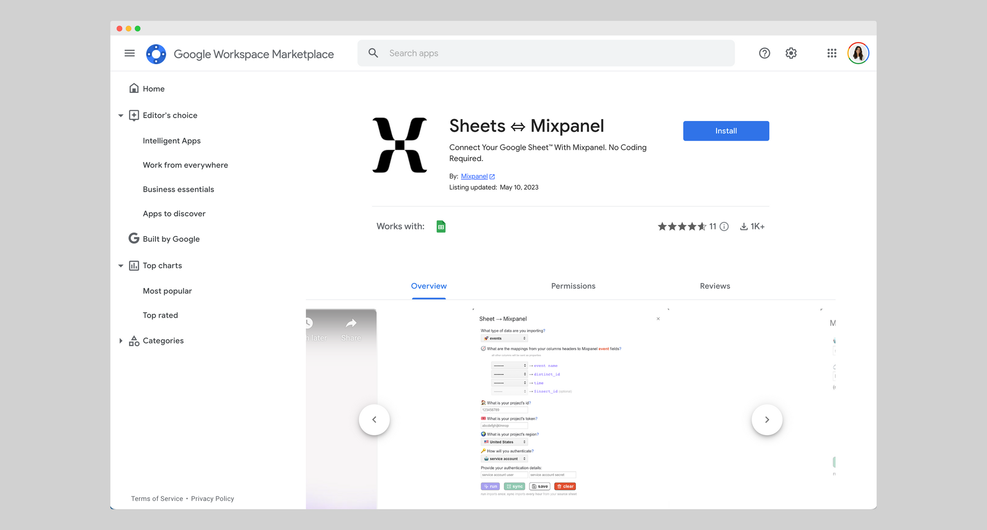 แผ่น⇔ mixpanel - วิธีที่ไม่มีรหัสในการนำข้อมูลจาก Google Sheets ไปยัง MixPanel media 2