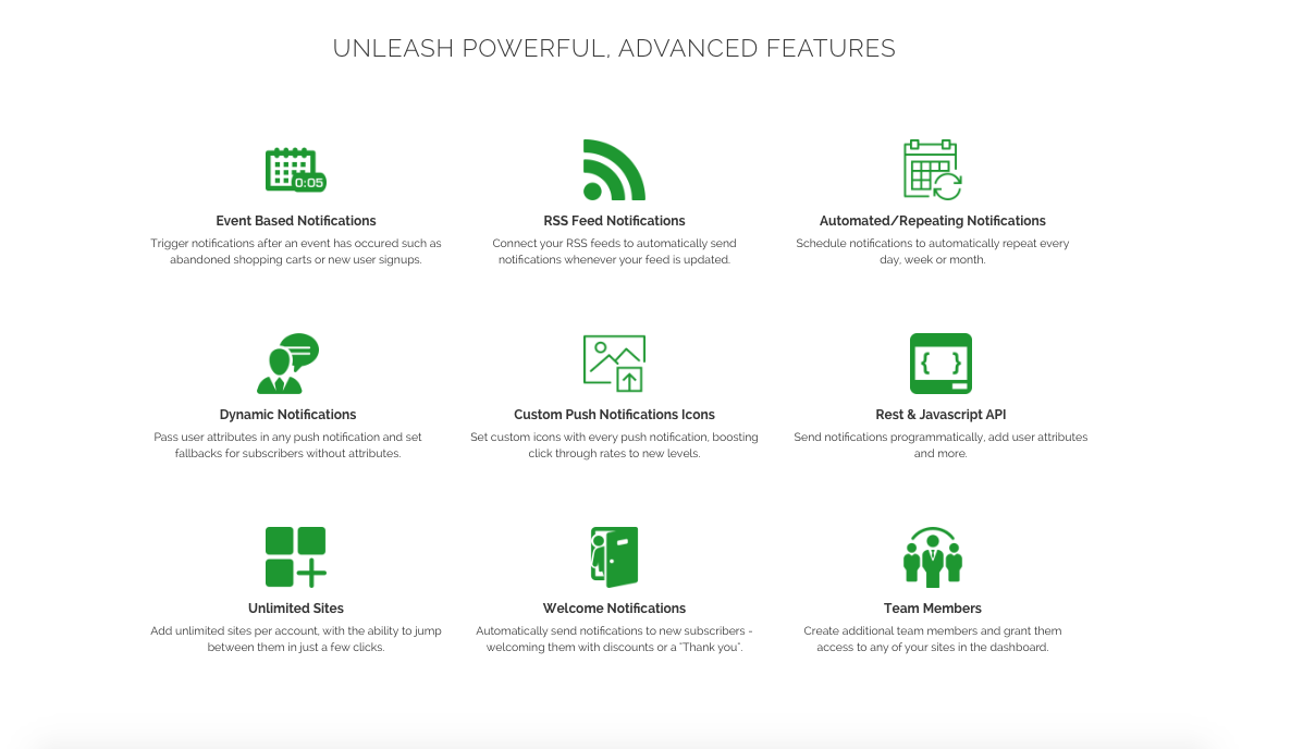 Aimtell: Safari, Firefox, and Chrome Web Push Notifications gallery image