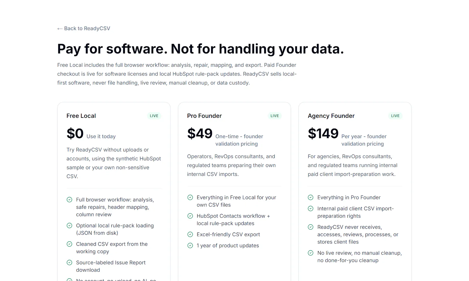 ReadyCSV screenshot 6