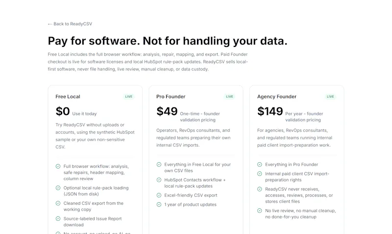 ReadyCSV screenshot 6