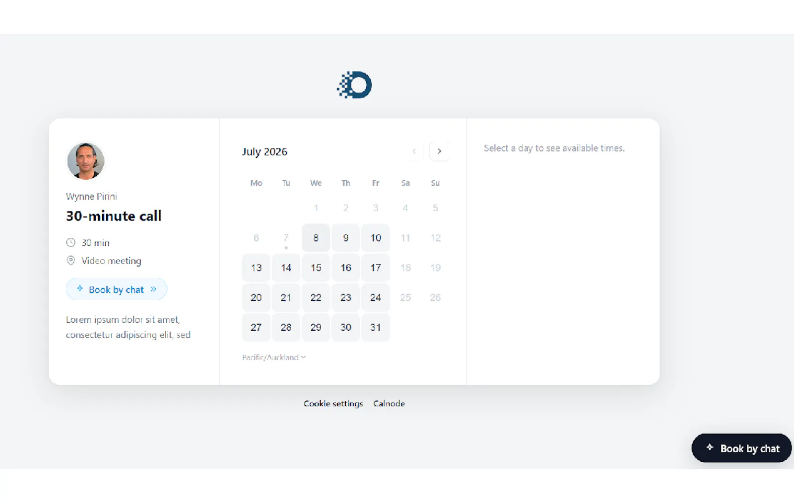 Calnode screenshot 3