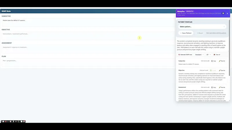 NoteyDoc screenshot 1 (video preview)
