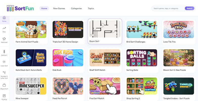 SortFun screenshot 1