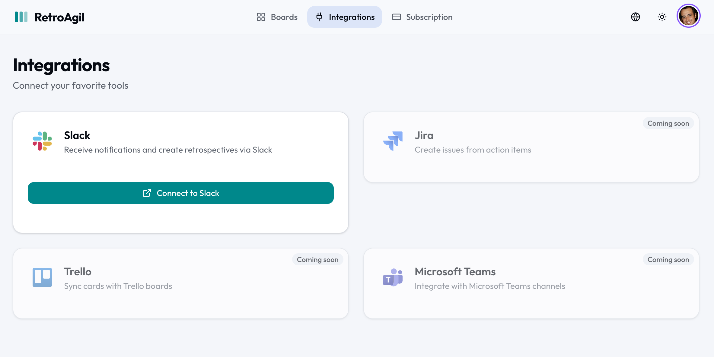 RetroAgil - Screenshot 4 showing product features and functionality