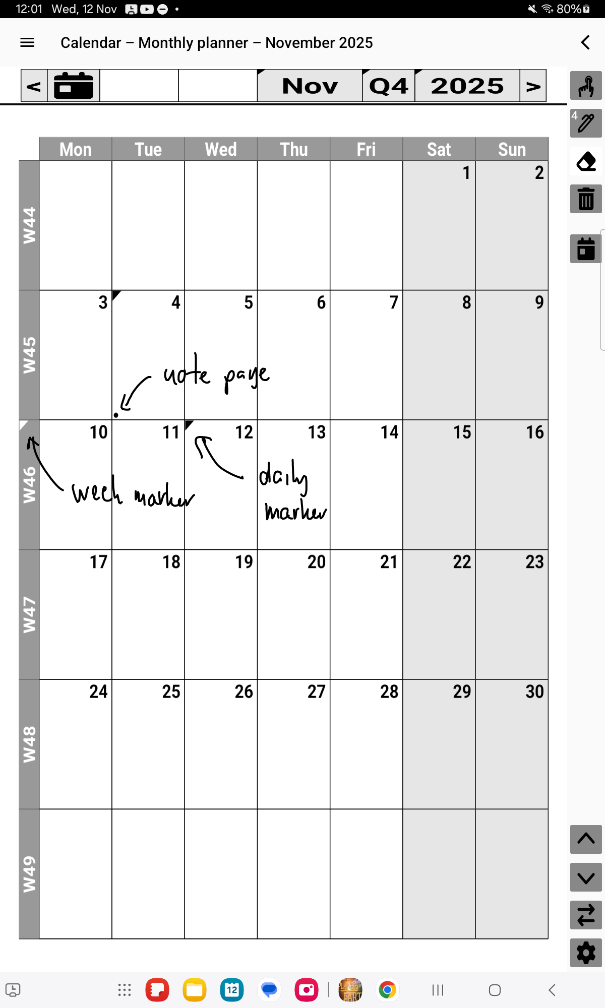 Scribble Calendar - your digital planner - Screenshot 5 showing product features and functionality