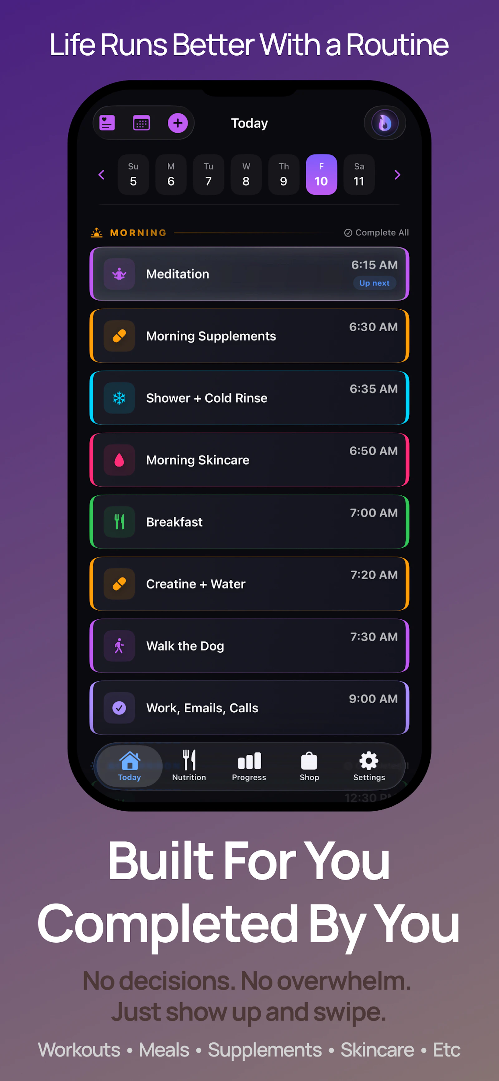 RoutineAI screenshot 2