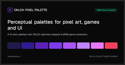 OKLCH Pixel Palette gallery image