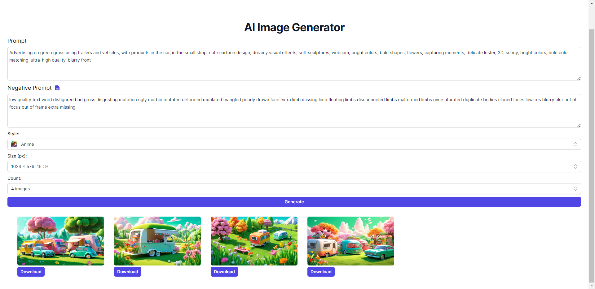 AI Image Generator gallery image