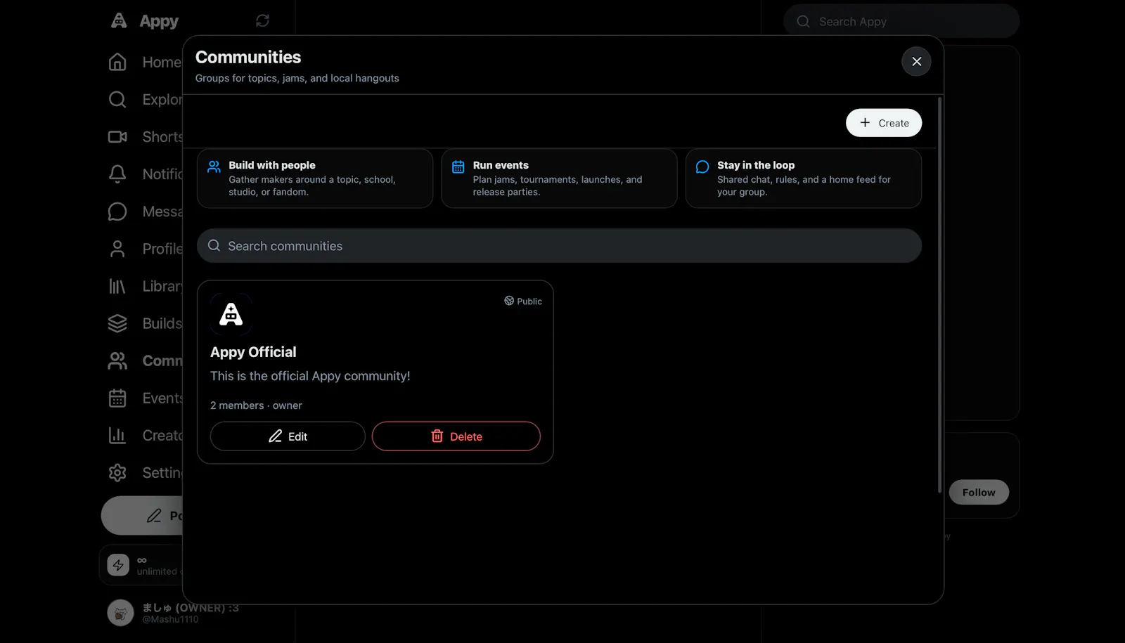 Appy — Post, share, and connect screenshot 3