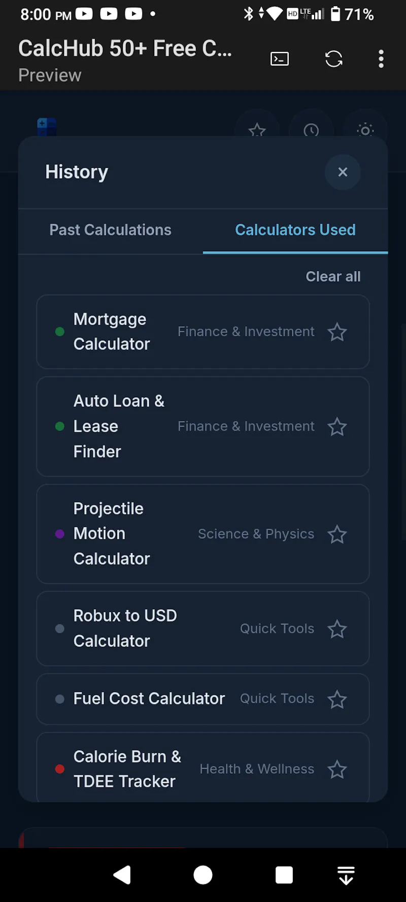 CalcHub  screenshot 21