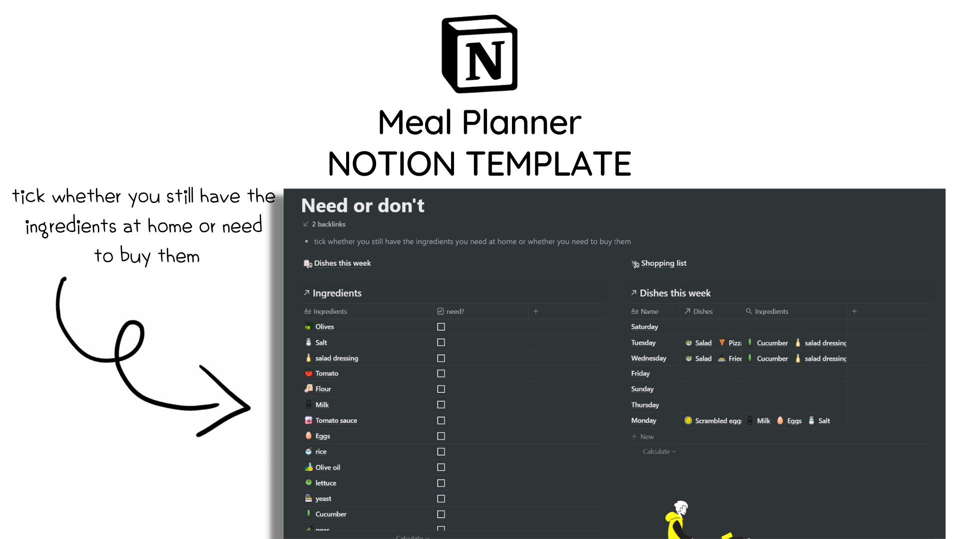 Notion Meal Planner gallery image