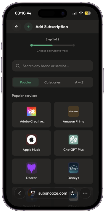 SubSnooze gallery image