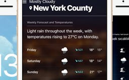 Degry — Weekly and previous years weather media 1
