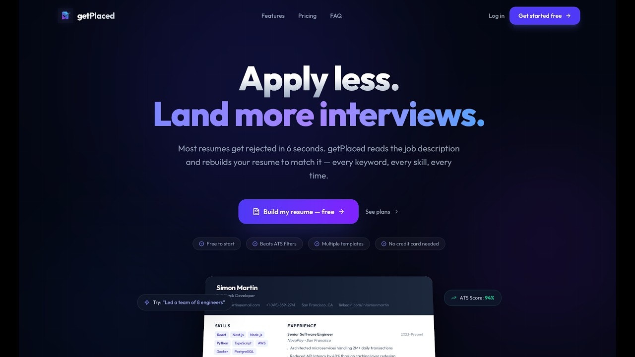 getPlaced gallery image