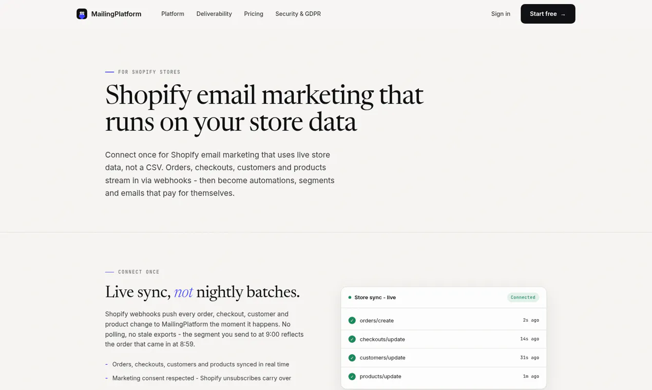 MailingPlatform gallery image