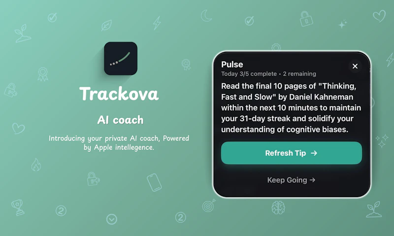 Trackova - Goal Planner screenshot 4