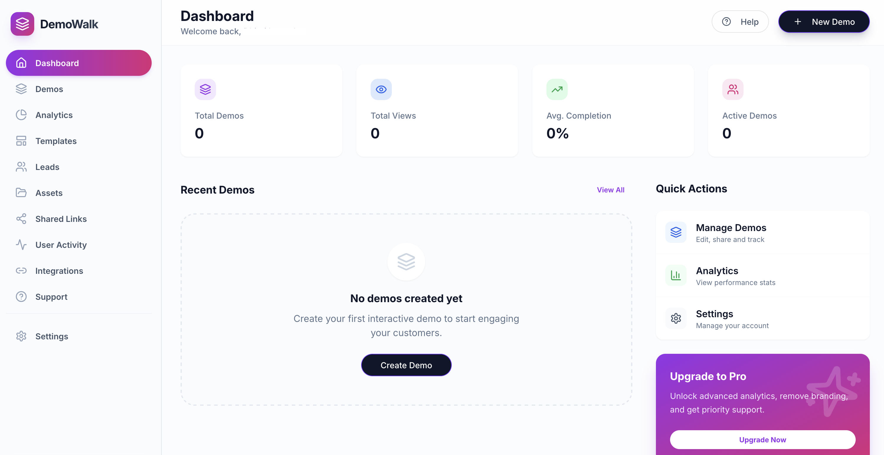 DemoWalk - Main product screenshot demonstrating key features and user interface