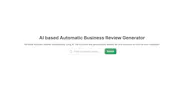 AI business review generator