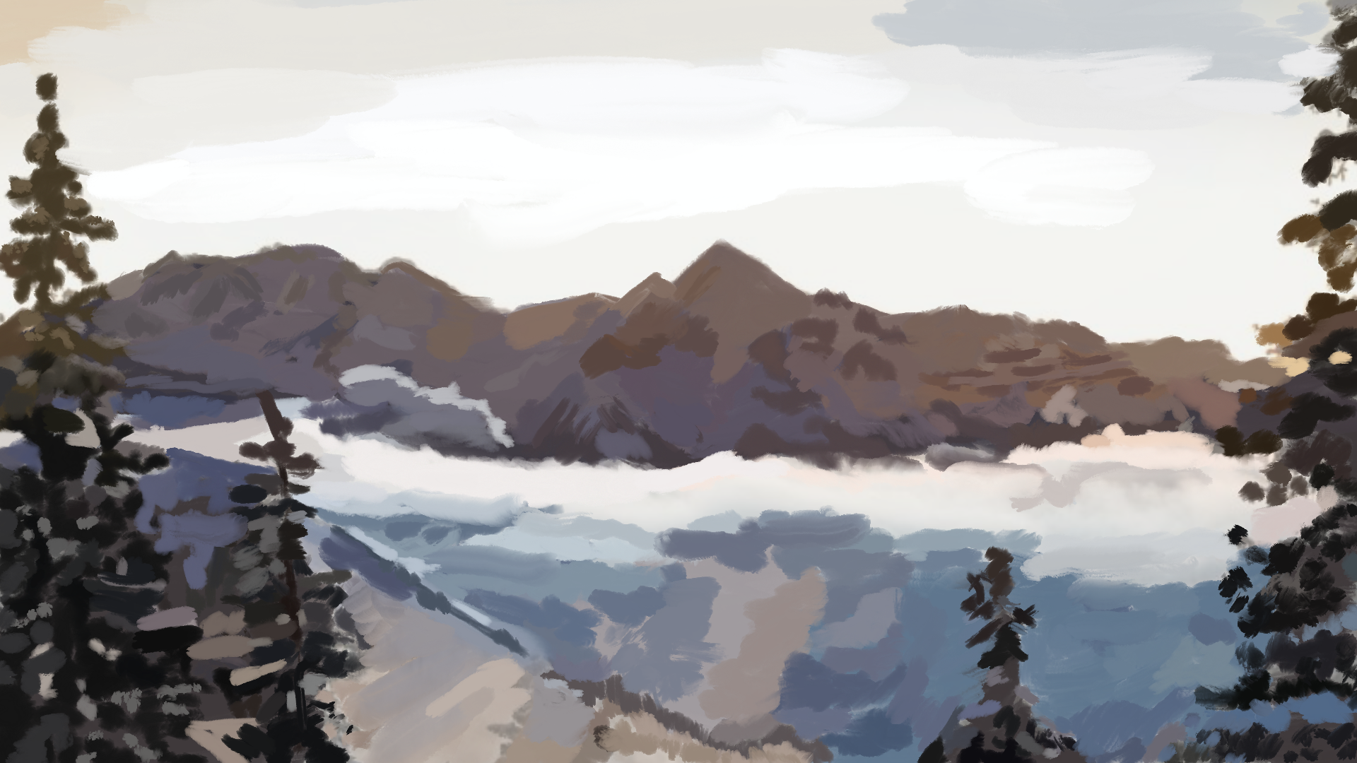 Hand Painted Zoom Backgrounds for Biden gallery image