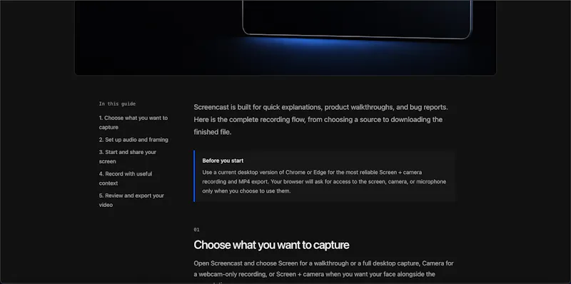 screencast screenshot 3