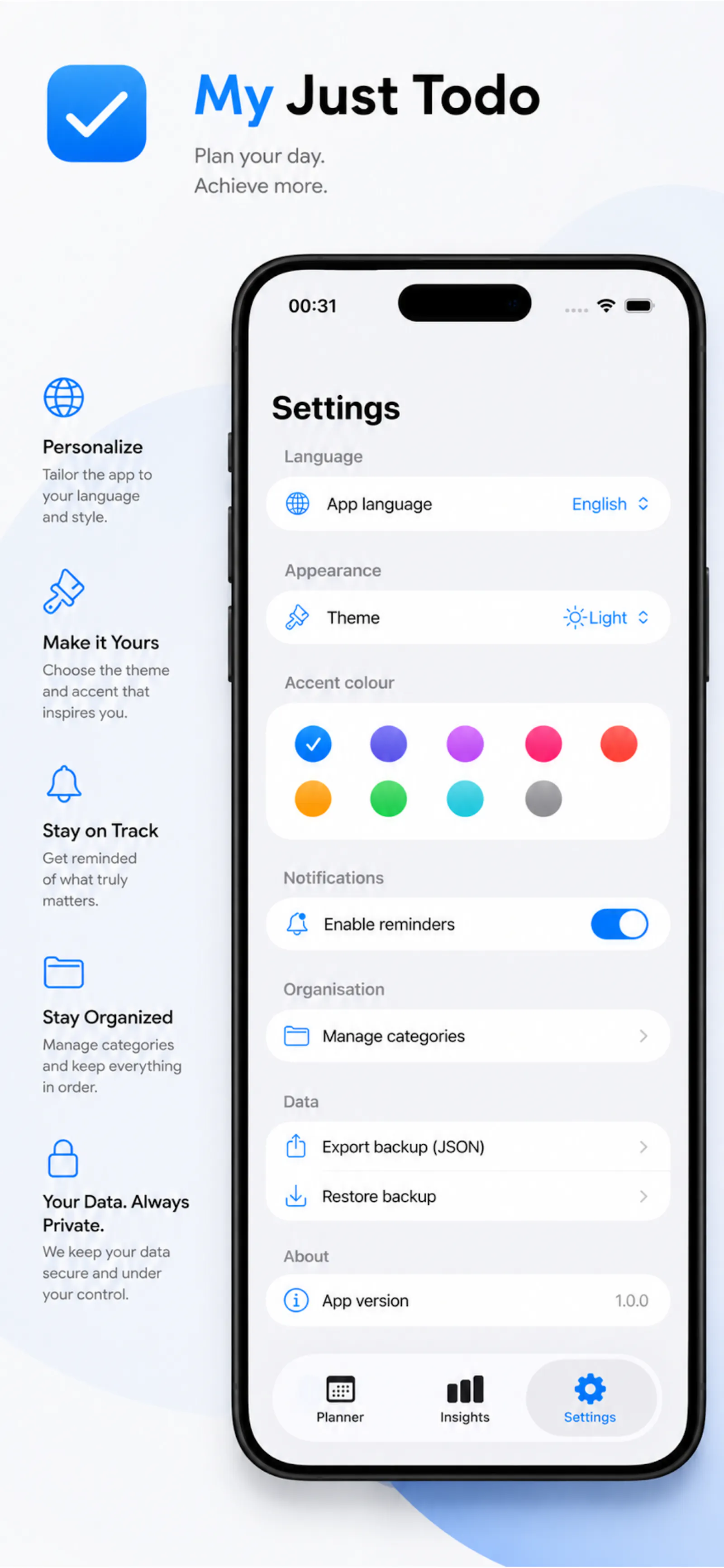 My JustToDo screenshot 2