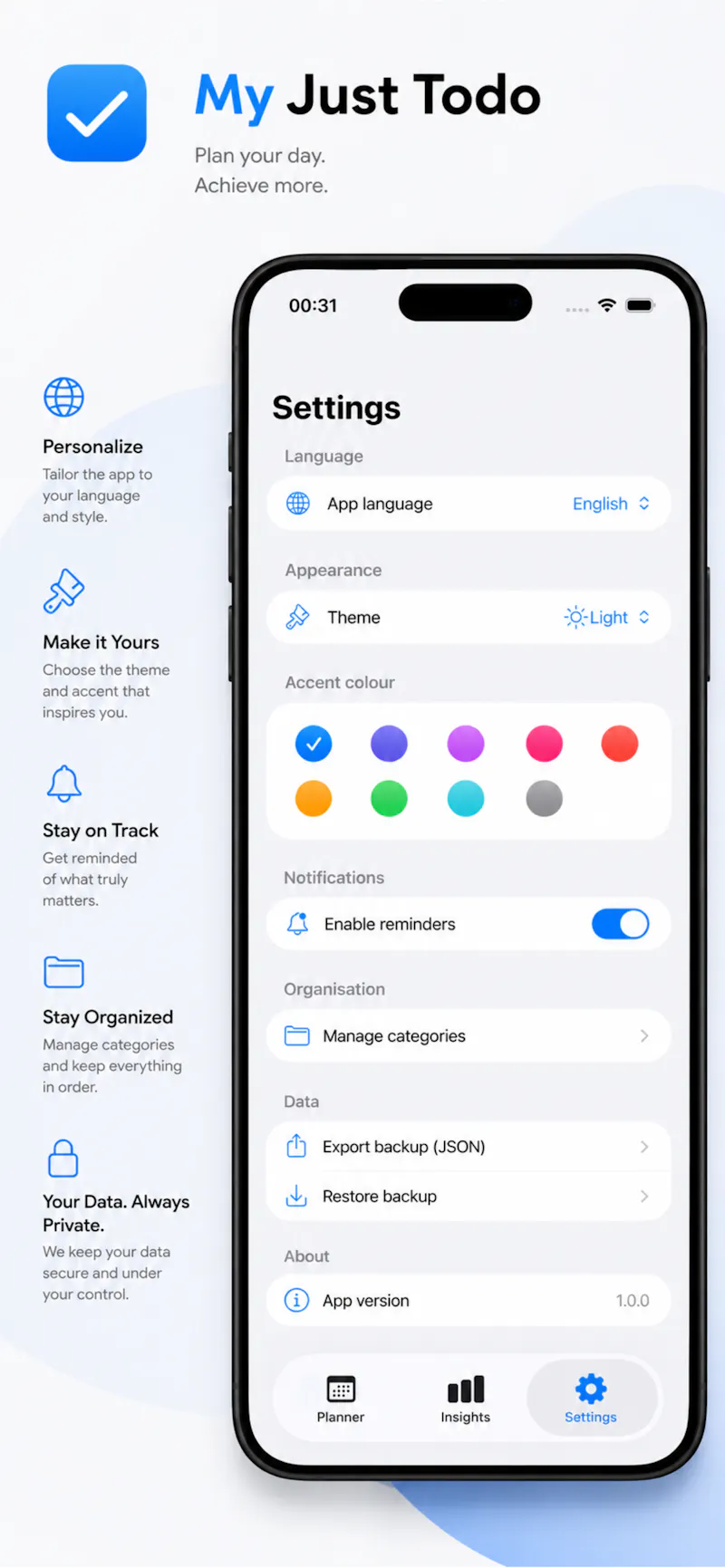 My JustToDo screenshot 2