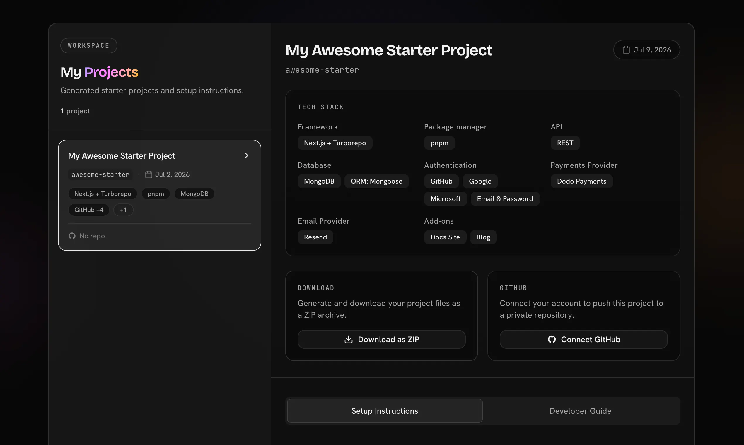 SupaBoot — SaaS + AI starter kit gallery image