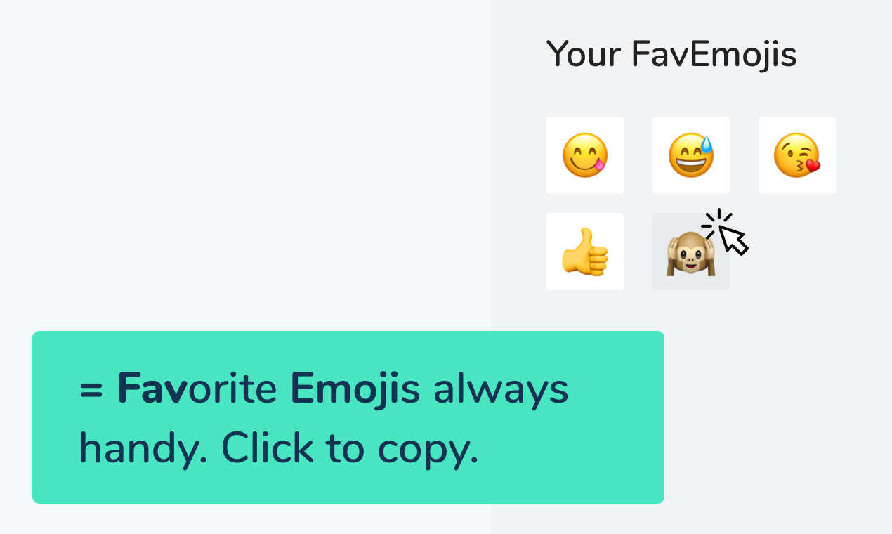 👋 FavEmoji – Copy & Paste Emojis gallery image